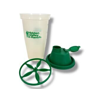 VTG Hidden Valley Ranch salad dressing shaker blender mixer wheel 16 oz bottle